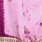 Rajwada Lavender Silk Blend Printed Saree For Women