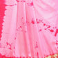 Rajwada Light Pink Silk Blend Printed Saree For Women