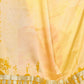 Rajwada Light Yellow Silk Blend Printed Saree For Women