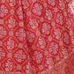 Rajwada Red Silk Blend Printed Saree For Women
