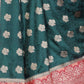 Rajwada Green Silk Blend Printed Saree For Women
