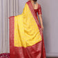 Rajwada Yellow Silk Blend Printed Saree For Women