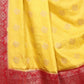 Rajwada Yellow Silk Blend Printed Saree For Women