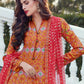 Rajwada Red Silk Printed Stitched Kurta Set For Women