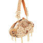 Rajwada Golden Embellished Clutch Bag For Women