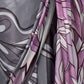 Rajwada Mauve Satin Printed Saree With Unstitched Blouse For Women