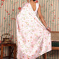 Rajwada Pink Satin Printed Saree With Unstitched Blouse For Women