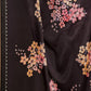 Rajwada Black Satin Printed Saree With Unstitched Blouse For Women