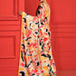 Rajwada Yellow And Multicolor Satin Printed Saree With Unstitched Blouse For Women