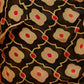 Rajwada Black And Beige Satin Printed Saree With Unstitched Blouse For Women