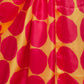 Rajwada Yellow And Pink Satin Printed Saree With Unstitched Blouse For Women