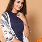 Rajwada Navy Blue Rayon Solid Stitched Kurta set for Women