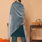 Rajwada Teal Velvet Solid Stitched Kurta Set For Women