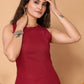 Rajwada Maroon Rayon Solid A Line Kurta set for Women