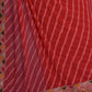Rajwada Red Printed Georgette Saree With Unstitched Blouse For Women