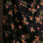 Rajwada Black Printed Chiffon Saree With Unstitched Blouse For Women