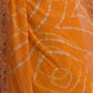 Rajwada Orange Printed Georgette Saree With Unstitched Blouse For Women