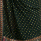 Rajwada Green Printed Georgette Saree With Unstitched Blouse For Women