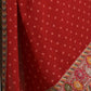 Rajwada Red Printed Georgette Saree With Unstitched Blouse For Women