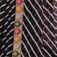 Rajwada Black Printed Georgette Saree With Unstitched Blouse For Women
