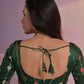 Rajwada Green Printed Georgette Saree With Unstitched Blouse For Women