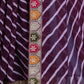 Rajwada Wine Printed Georgette Saree With Unstitched Blouse For Women