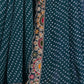 Rajwada Teal Printed Georgette Saree With Unstitched Blouse For Women