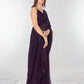 Rajwada Violet Embroidered Georgette Saree With Unstitched Blouse For Women