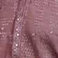 Rajwada Wine Cotton Blend Embellished Kurta Set For Men