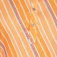Rajwada Orange Silk Blend Printed Kurta Set For Men