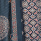 Rajwada Navy Blue Rayon Printed Kurta Set For Women