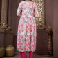 Rajwada Multicolor Rayon Printed Kurta Set For Women