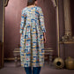 Rajwada Multicolor Rayon Printed Kurta Set For Women