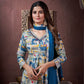Rajwada Multicolor Rayon Printed Kurta Set For Women