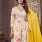Rajwada Multicolor Rayon Printed Kurta Set For Women
