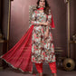 Rajwada Multicolor Rayon Printed Kurta Set For Women