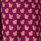 Rajwada Wine Silk Blend Printed Kurta Set For Women