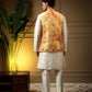 Rajwada White Silk Blend Solid Kurta Set For Men