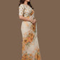 Rajwada White Organza Embroidered Saree For Women