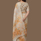 Rajwada White Organza Embroidered Saree For Women