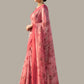 Rajwada Maroon Silk Printed Saree For Women