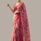 Rajwada Maroon Silk Printed Saree For Women