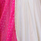 Rajwada White Georgette Embellished Kurta Set For Women