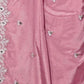 Rajwada Light Mauve Chinon Embroidered Saree For Women