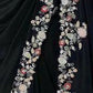 Rajwada Black Georgette Embroidered Saree For Women