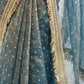 Rajwada Teal Blue Silk Blend Embroidered Saree For Women
