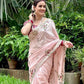 Rajwada Light Pink Silk Embroidered Saree For Women