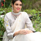 Rajwada Women Gorgeous White And Peach Choker Set