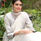 Rajwada Women Gorgeous White And Peach Choker Set