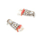Rajwada Women Gorgeous White And Peach Choker Set